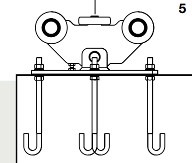 cantilever gate installation instructions step 5 drawing