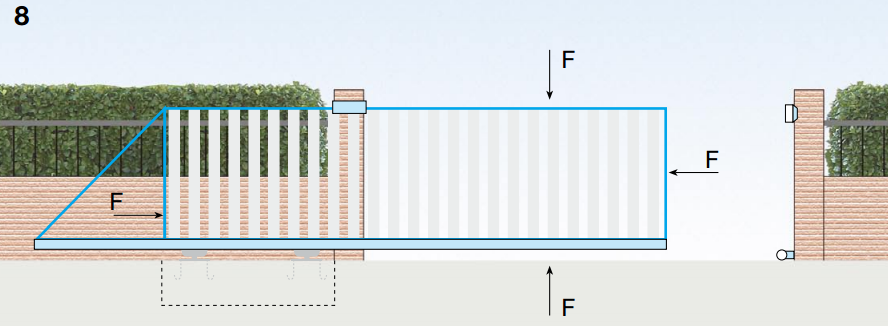 cantilever gate installation instructions step 8
